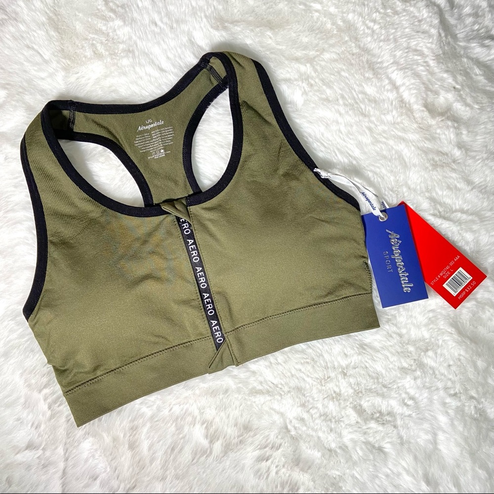 Aerospostale Sports Bra Green